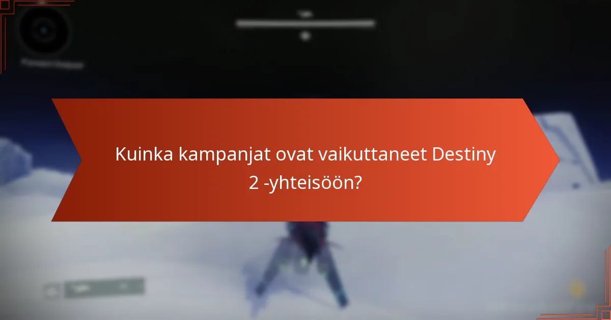 Mitkä merkittävät julkaisut ovat muokanneet Destiny 2:ta?