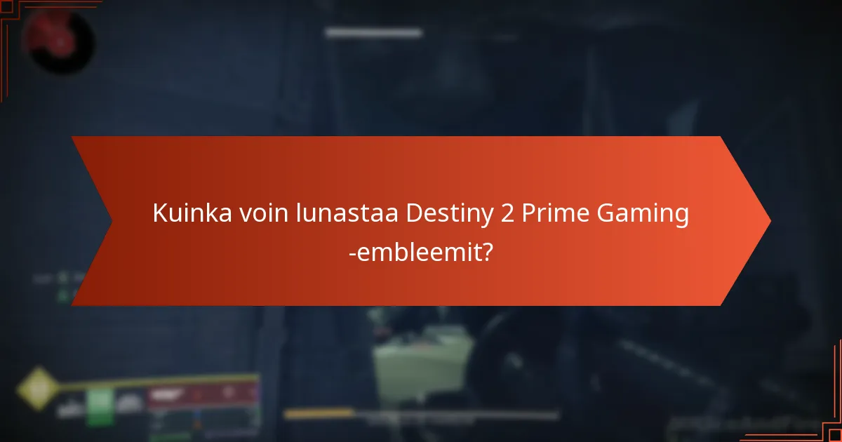 Mitkä ovat Prime Gaming -embleemien kausiteemat?