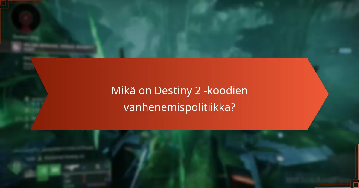 Kuinka voin asettaa muistutuksia Destiny 2 -koodien vanhenemisista?