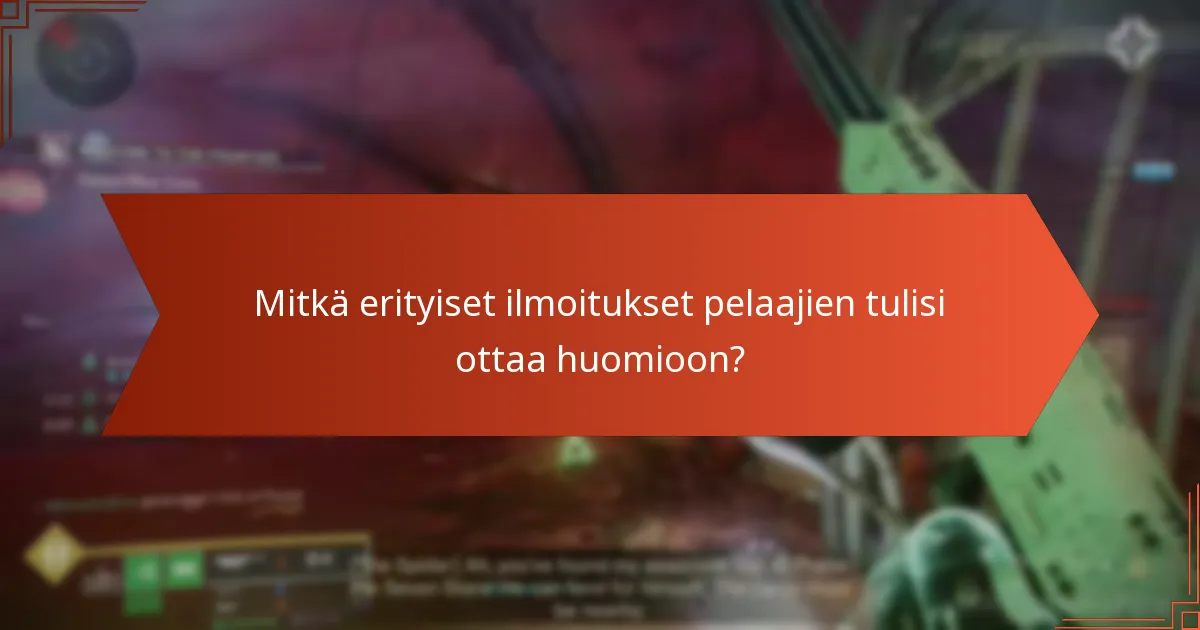 Mitkä yhteisötapahtumat tarjoavat promokoodit Destiny 2:ssa?