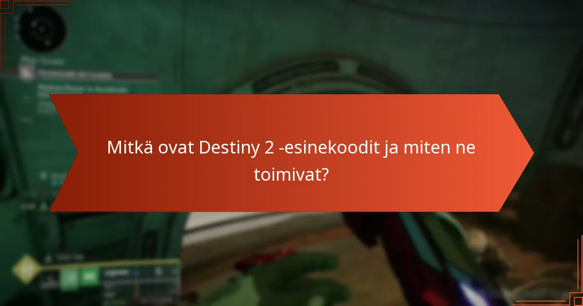 Mitkä erikoistehosteet voidaan hankkia esinekoodien kautta?