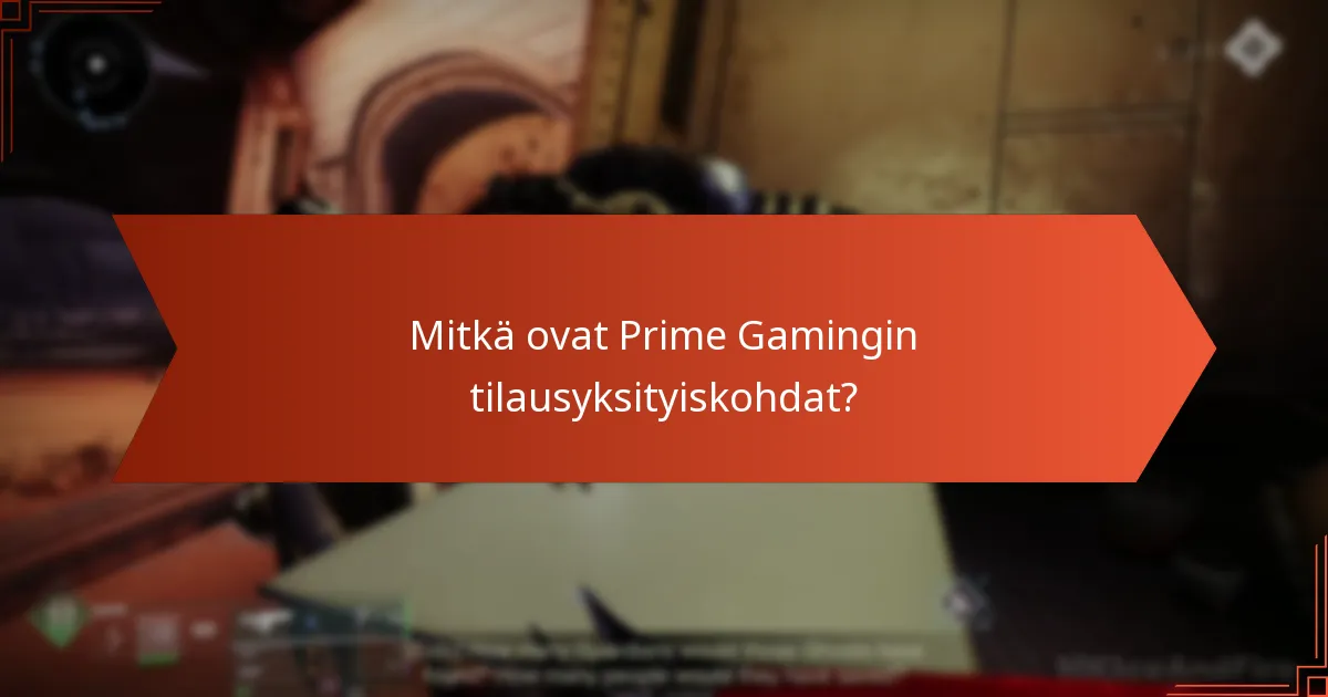 Mitkä ovat erot Prime Gamingin ja muiden pelitilausten välillä?